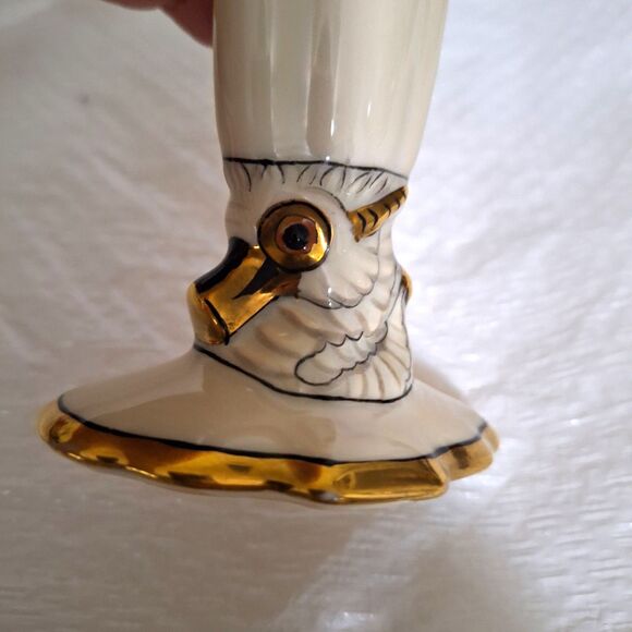 A Vintage Noritake Japanese Bud Vase Hand Painted Bird Motif Collectible - Picture 2 of 12